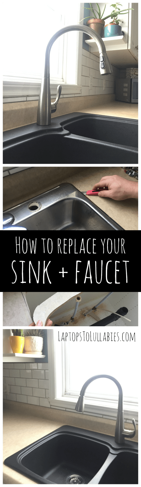 black granite kitchen sink high arc kitchen faucet