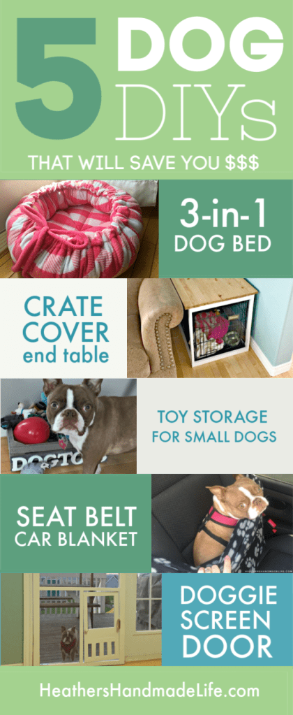 Five Dog DIYs that will save you money {Heather's Handmade Life}