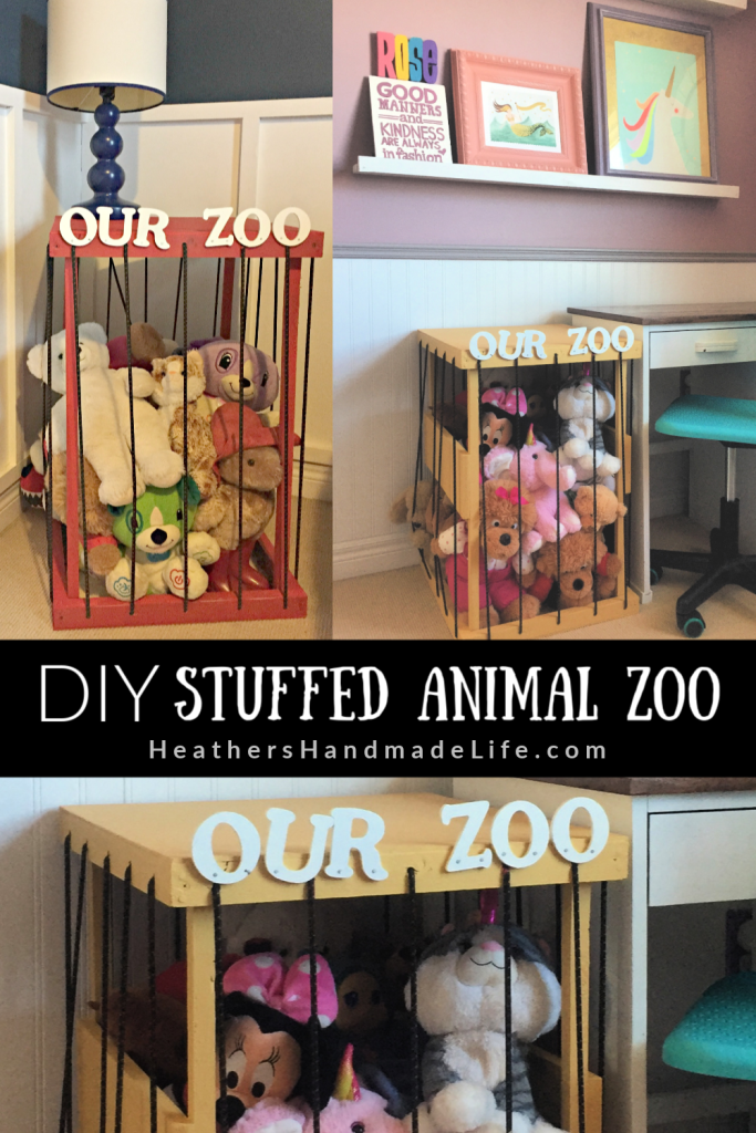 DIY Stuffed Animal Zoo {Heather's Handmade Life}