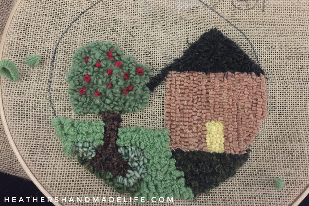 Hooked on Rug Hooking: Why I Needed a Beginner Rug Hooking Class {Heather's Handmade Life}