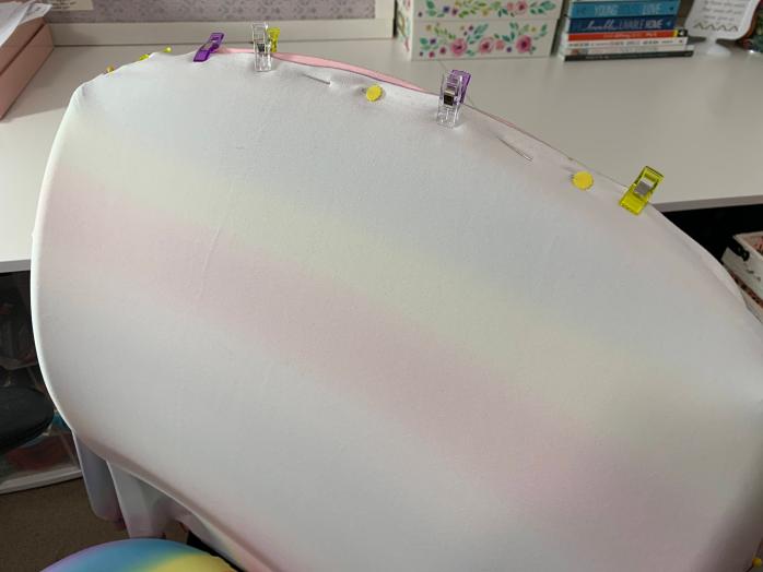 Two ways to recover a desk chair {Heather's Handmade Life}