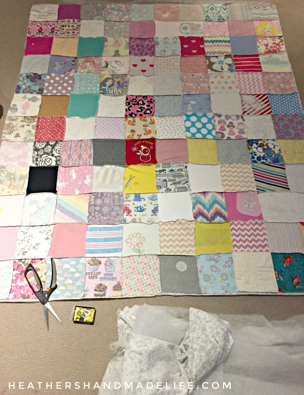 baby-clothes-quilt-tutorial – Heather's Handmade Life