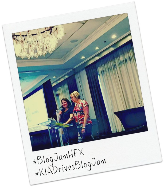 Public speaking with a barf bag in my purse: How I actually felt while presenting at BlogJam {Heather's Handmade Life}