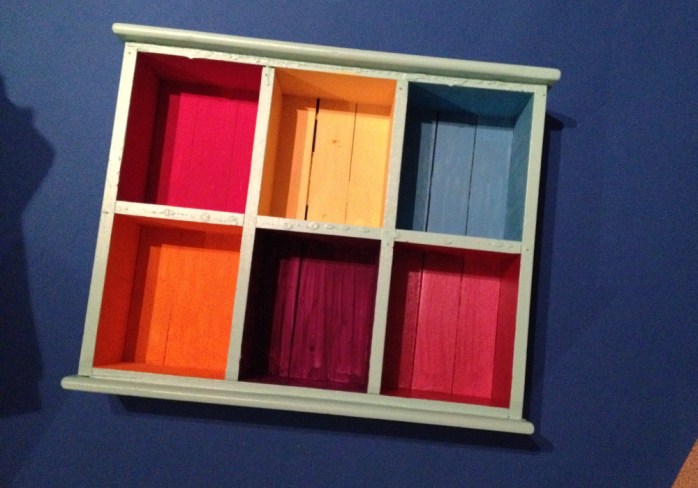 DIY dollhouse shelves -- perfect for tiny doll storage {Heather's Handmade Life}