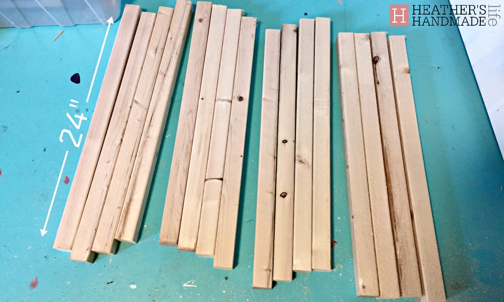 DIY $20 wooden doormat {Heather's Handmade Life}