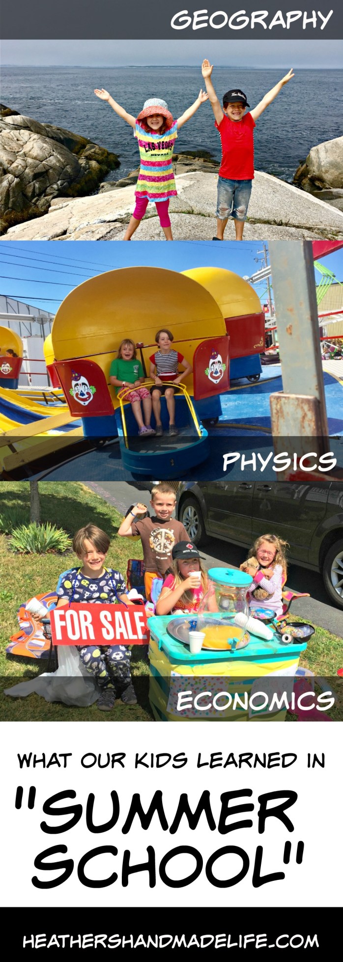 What our kids learned in summer school {Heather's Handmade Life}
