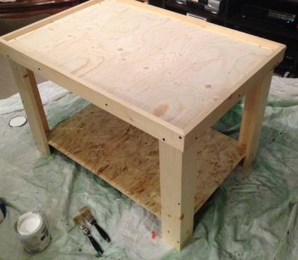 DIY Lego table {Heather's Handmade Life}