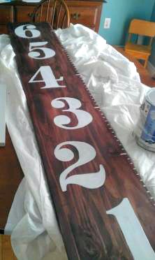 DIY growth chart ruler {Heather's Handmade Life}