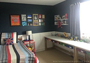 DIY Lego countertops with storage {Heather's Handmade Life}