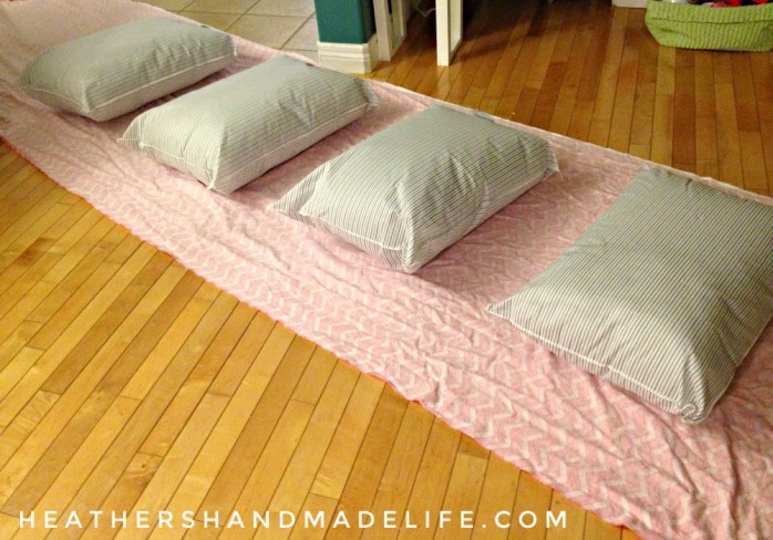 DIY nap mat {Heather's Handmade Life}