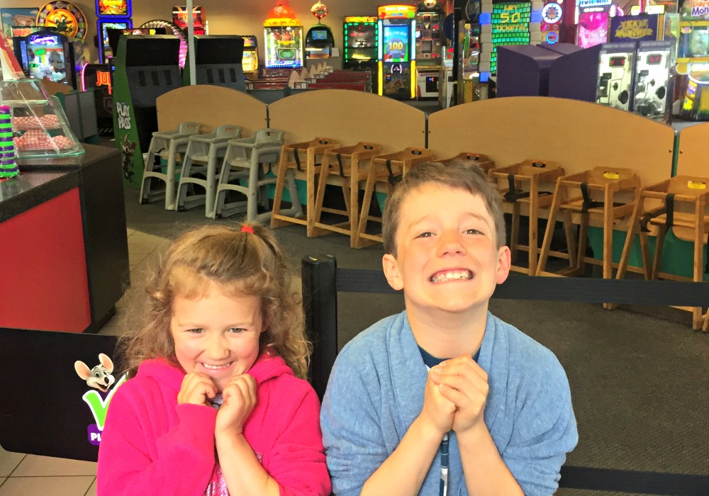 Checking out Chuck E. Cheese's {Heather's Handmade Life}