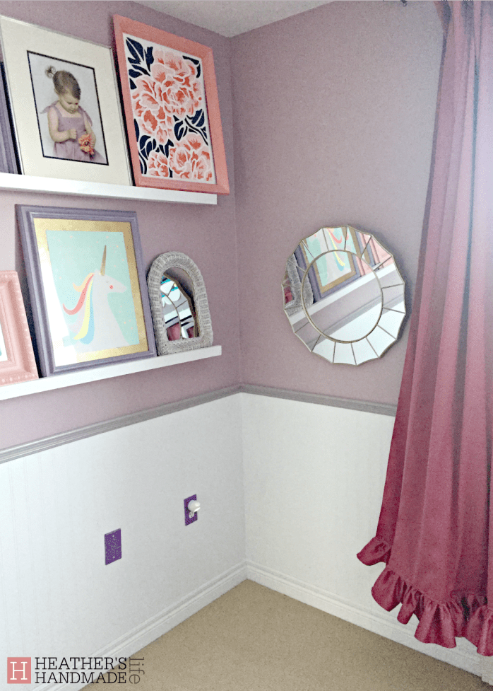 DIY makeup table {Heather's Handmade Life}