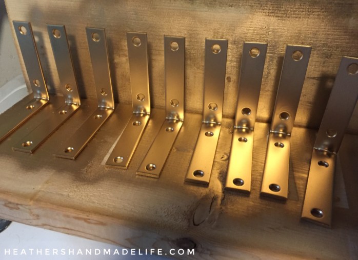 DIY photo ledges {Heather's Handmade Life}