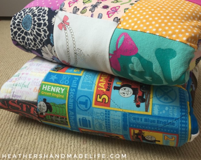 DIY baby clothes quilt {Heather's Handmade Life}