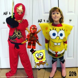 DIY Halloween costumes for kids {Heather's Handmade Life}