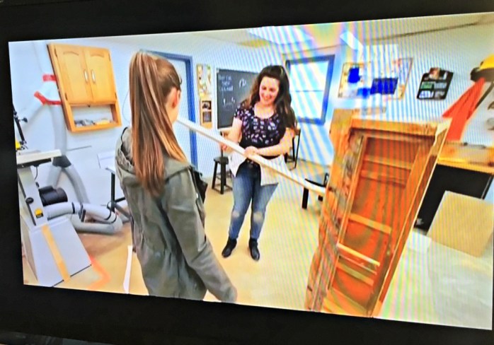 DIY columnist Heather Laura Clarke guest-stars on AMI's Eyes for the Job