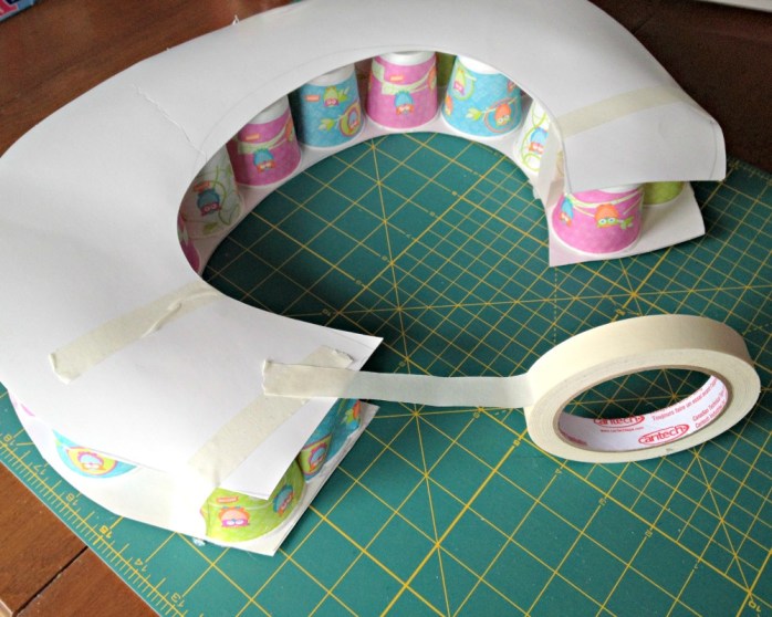 DIY giant paper mache letter {Heather's Handmade Life}