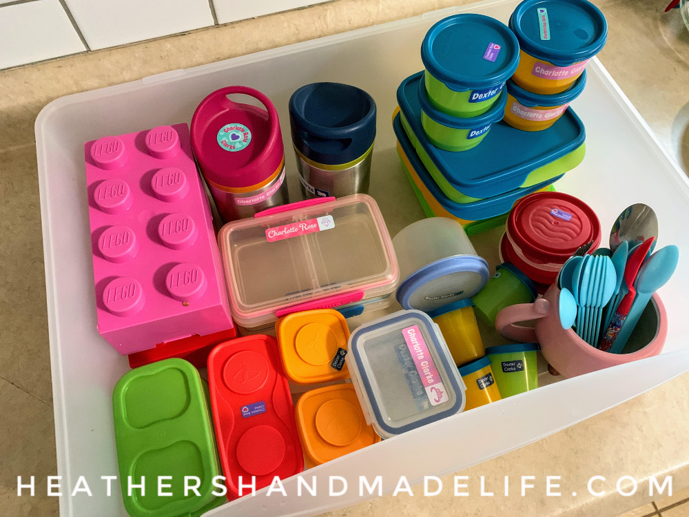 School lunch container tips & tricks {Heather's Handmade Life}