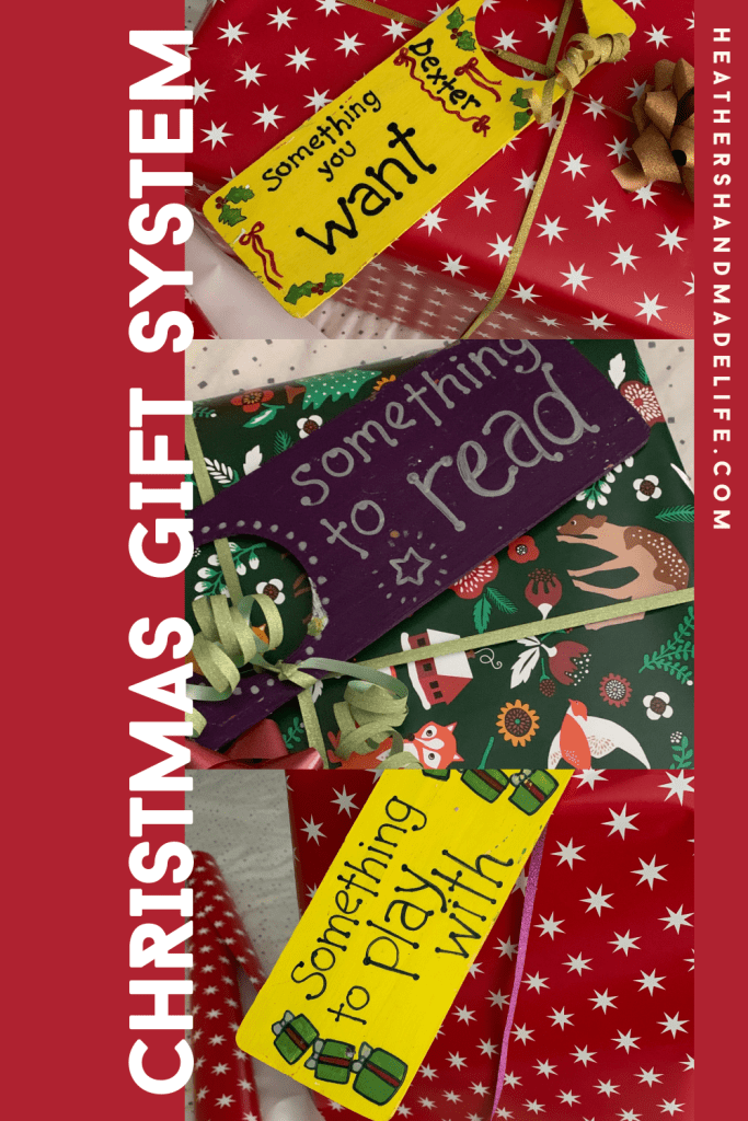 Christmas gift system {Heather's Handmade Life}