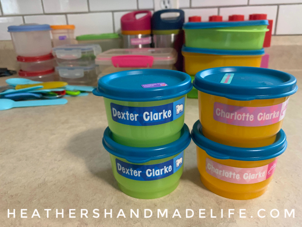 School lunch container tips & tricks {Heather's Handmade Life}