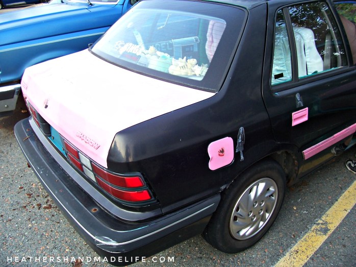 Heather's Handmade Car ... Tour my old 1992 Dodge Shadow {Heather's Handmade Life}