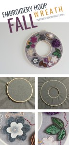FALL DECOR: Embroidery hoop wreath {Heather's Handmade Life}