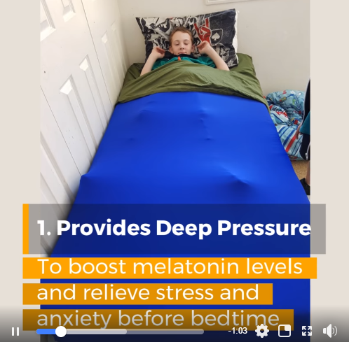 DIY sensory compression bedsheet {Heather's Handmade Life}