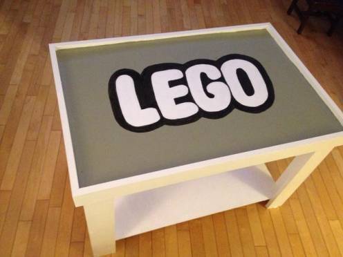DIY Lego table {Heather's Handmade Life}