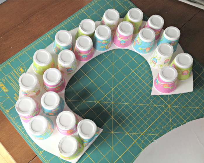 DIY giant paper mache letter {Heather's Handmade Life}