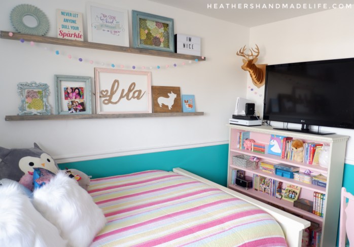 DIY photo ledges {Heather's Handmade Life}
