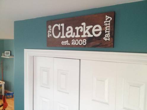 Two ways to letter a wooden sign {Heather's Handmade Life}