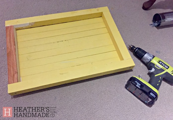 DIY makeup table {Heather's Handmade Life}