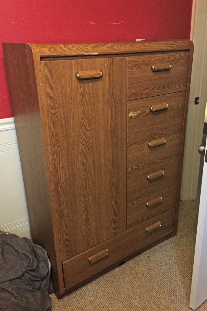 Laminate furniture makeover -- How to turn old laminate furniture into AMAZING pieces {Heather's Handmade Life}