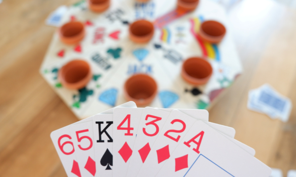 Kid-friendly DIY Rummoli board {Heather's Handmade Life}