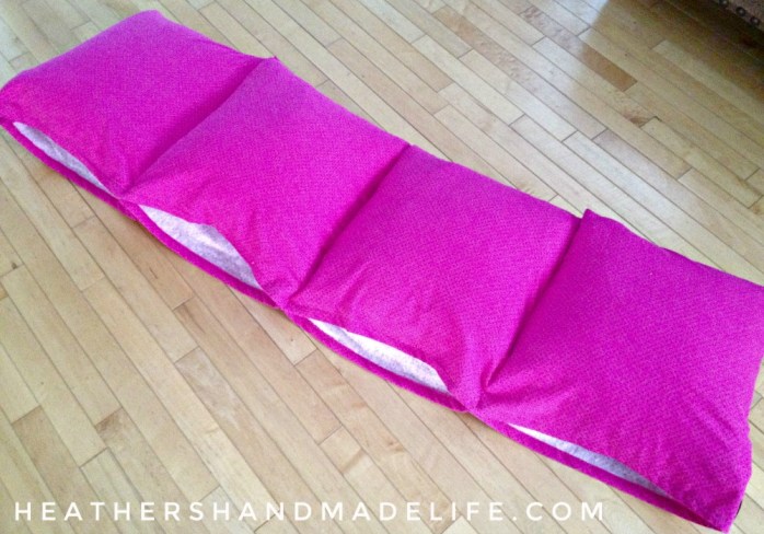 DIY nap mat {Heather's Handmade Life}