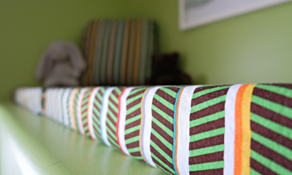 Converting an awkward nook to a cozy reading space {Heather's Handmade Life}