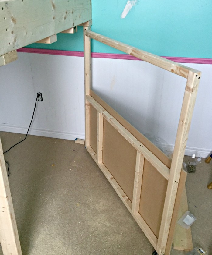 DIY loft bed, play area + reading nook {Heather's Handmade Life}