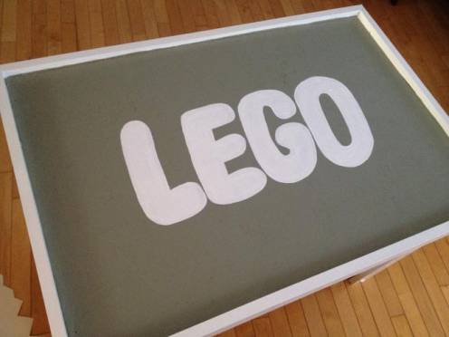 DIY Lego table {Heather's Handmade Life}