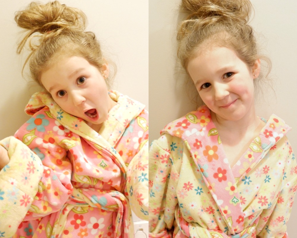 Super-soft reversible child's hooded robe | Easy to sew! {Heather's Handmade Life}