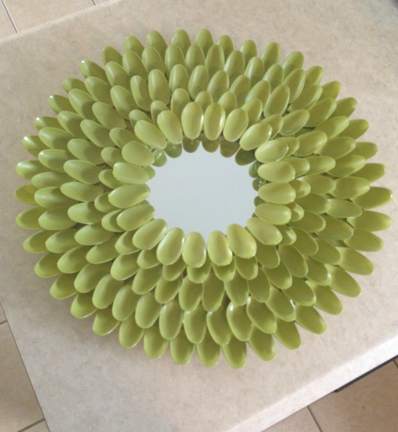 DIY spoon mirror {Heather's Handmade Life}