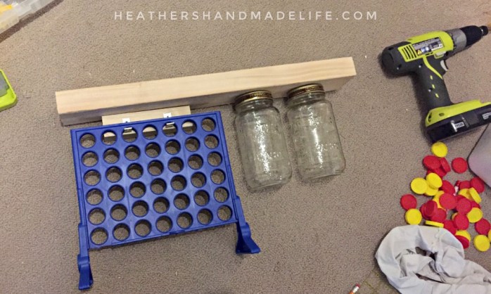 Board game wall art {Heather's Handmade Life}