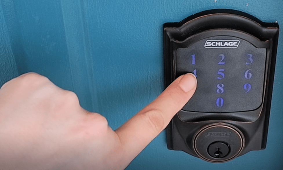 Keyless lock a game-changer | Reviewing the Schlage Connect Smart Deadbolt {Heather's Handmade Life}
