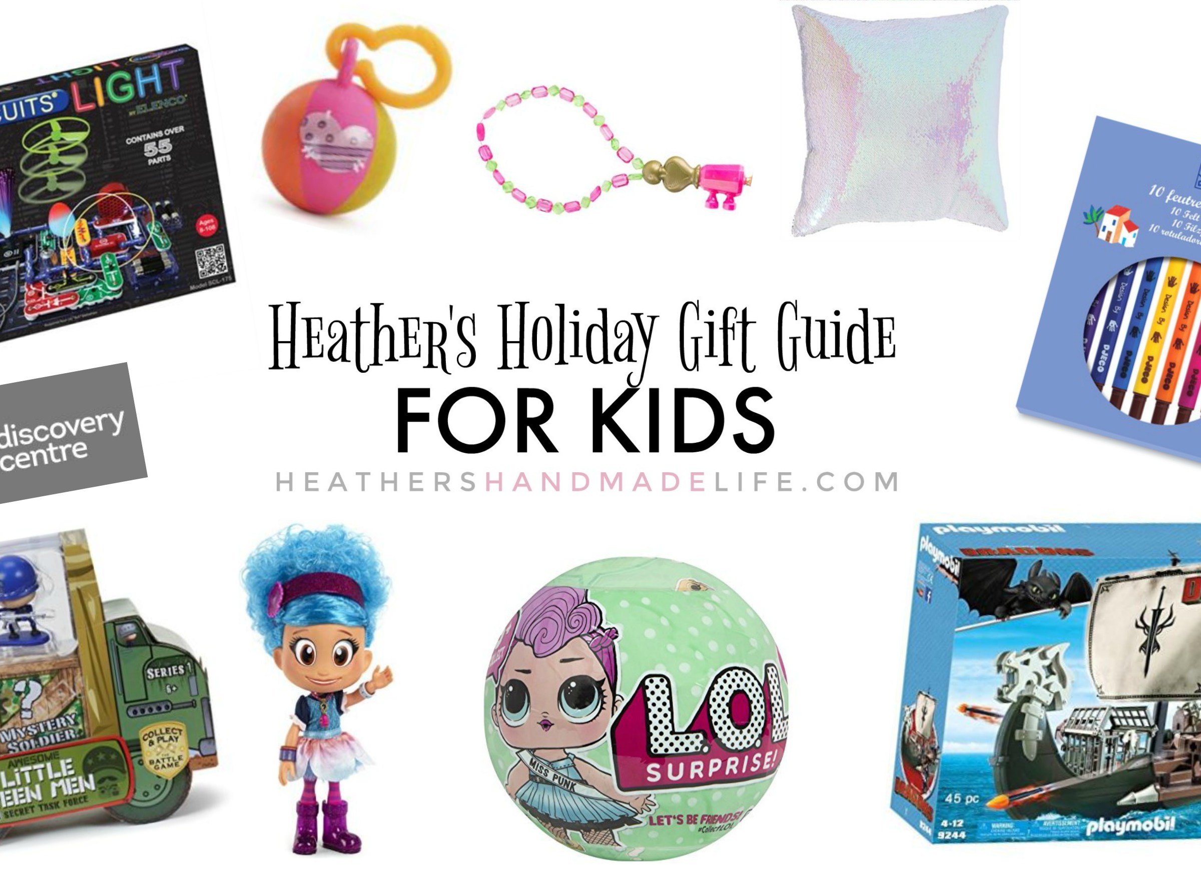 HEATHER’S HOLIDAY GIFT GUIDE: Gifts for kids {Heather's Handmade Life}