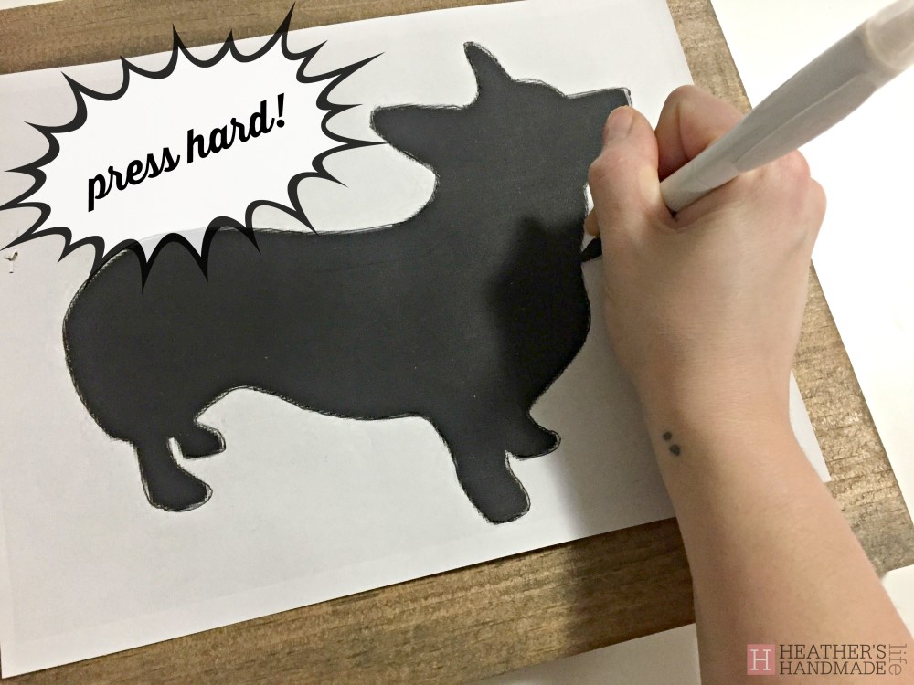 DIY silhouette art {Heather's Handmade Life}