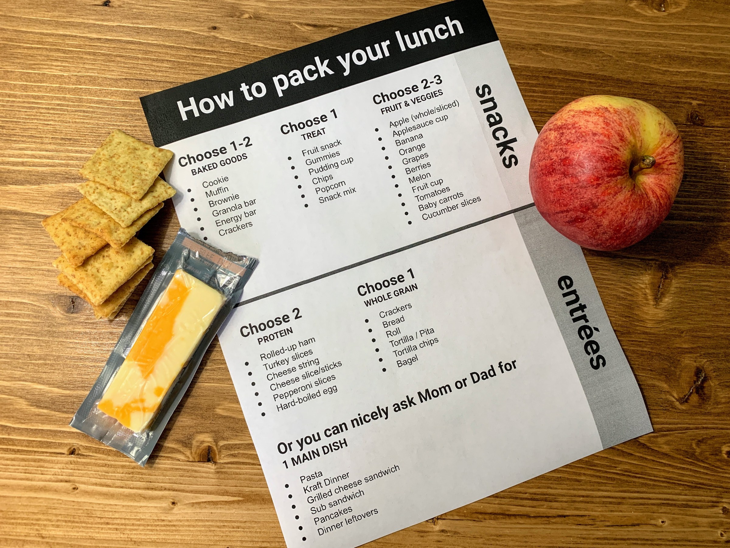 Teaching kids to pack their lunch + FREE PRINTABLE {Heather's Handmade Life}