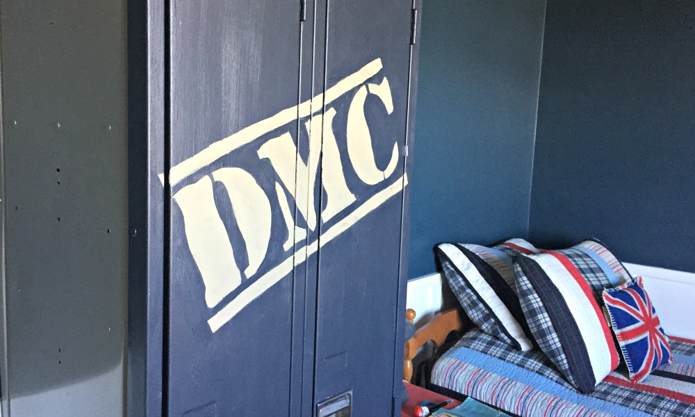 Upcycled lockers for toy storage {Heather's Handmade Life}