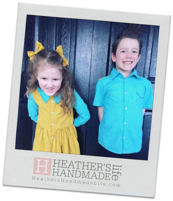 How I sew button-up shirts {Heather's Handmade Life}