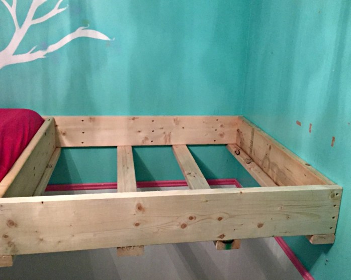 DIY loft bed, play area + reading nook {Heather's Handmade Life}