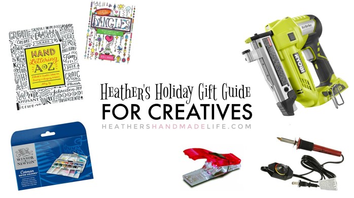 HEATHER’S HOLIDAY GIFT GUIDE: Gifts for creatives {Heather's Handmade Life}