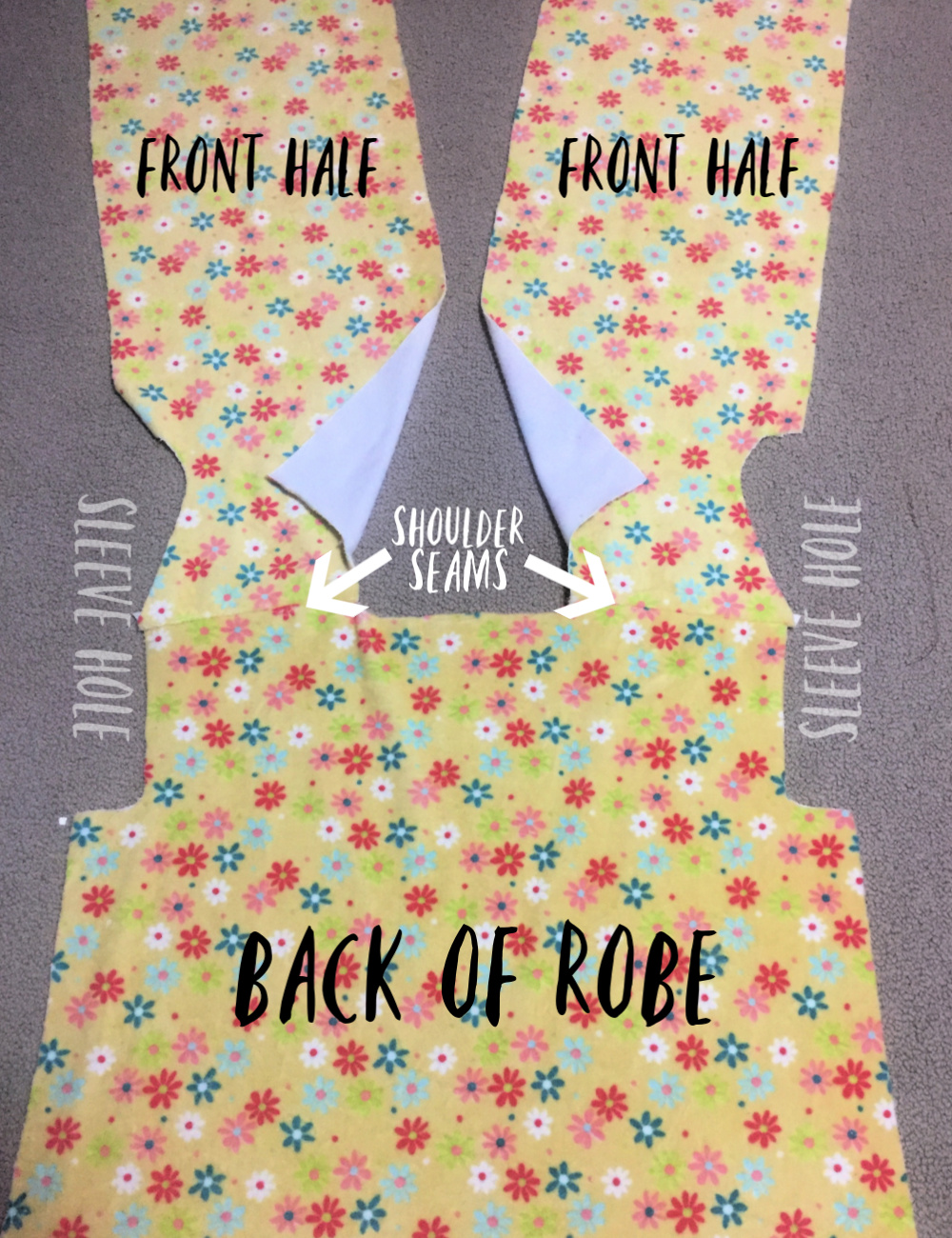 Super-soft reversible child’s robe – Heather's Handmade Life